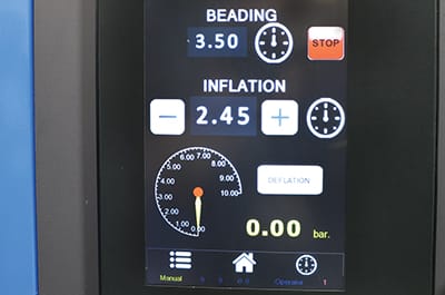 AirPulse sistema gonfiaggio digitale automatico smontagomme T-Matic PRO Hofmann